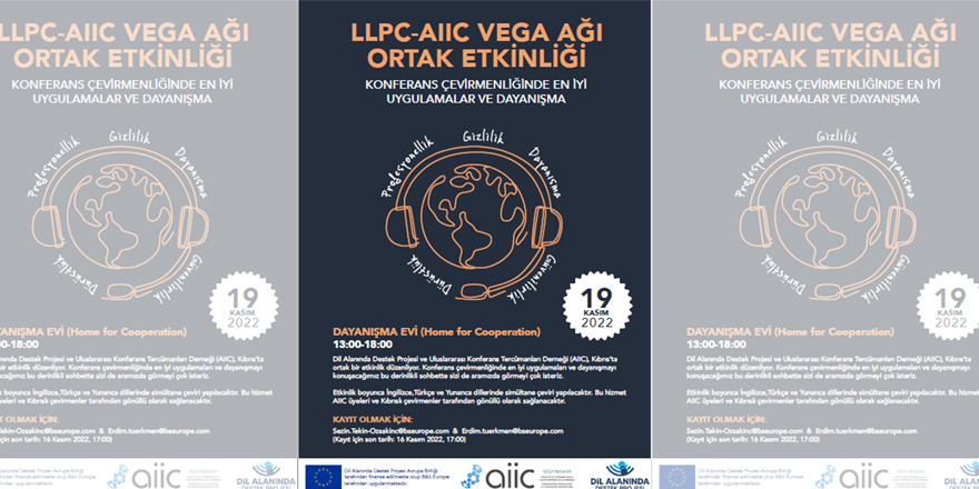 AB tarafından finanse edilen “Konferans Çevirmenliğinde En İyi Uygulamalar ve Dayanışma” etkinliği cumartesi günü yapılıyor