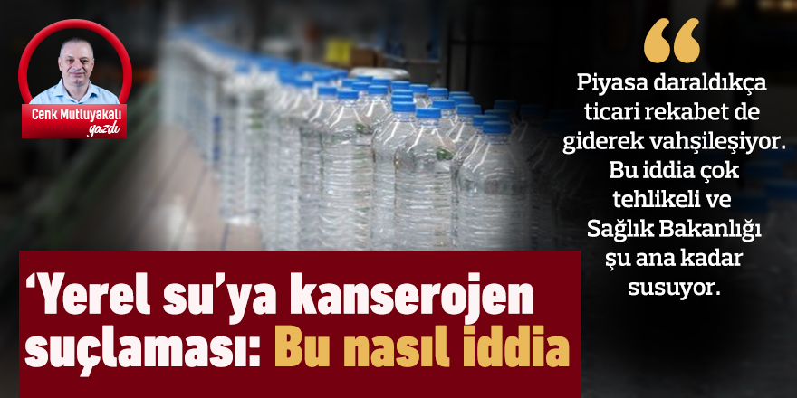 "Yerel su"ya kanserojen suçlaması