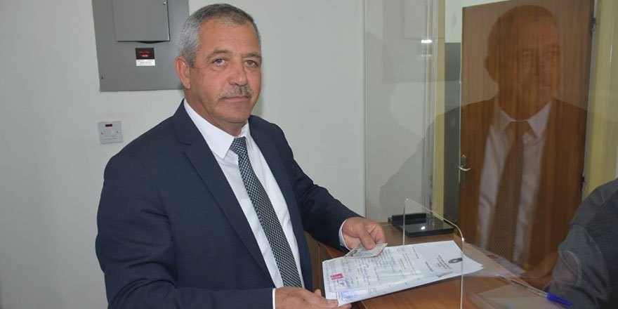 Fuat Namsoy, Lapta-Alsancak-Çamlıbel Belediye başkan adaylığı için müracaat yaptı