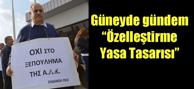 Güneyi özelleştirme gerdi