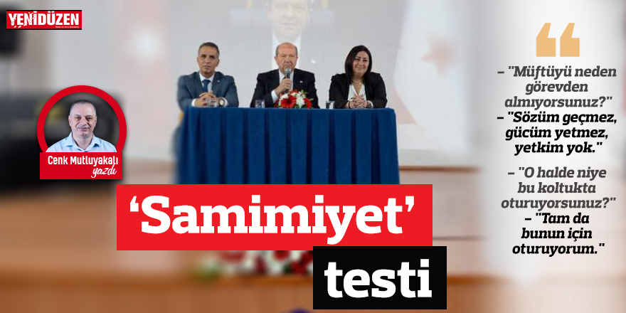 Samimiyet testi