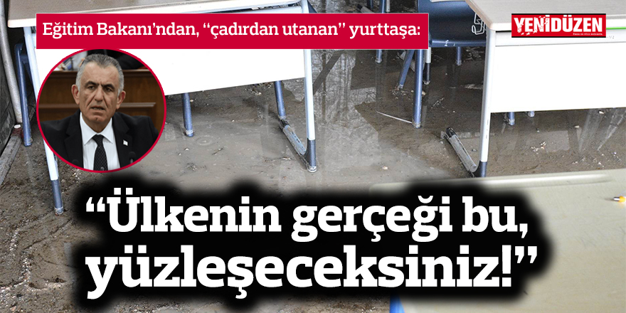 Çavuşoğlu'ndan "çadır sınıflardan" utananlara: "Ülkenin gerçeği bu"