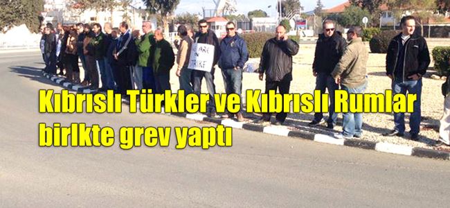 İngiliz Üsleri’nde grev