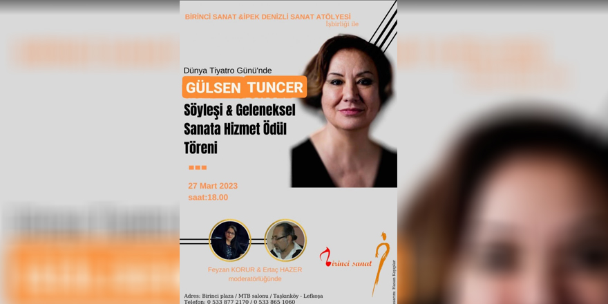 Gülsen Tuncer Kıbrıs'a geliyor