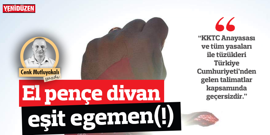 El pençe divan eşit egemen uluslararası statü (!)