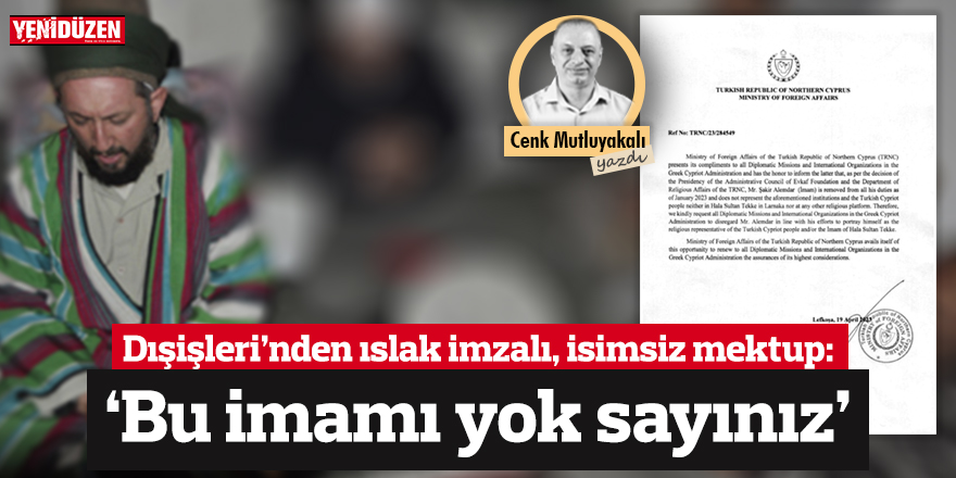 "Bu imamı yok sayınız"