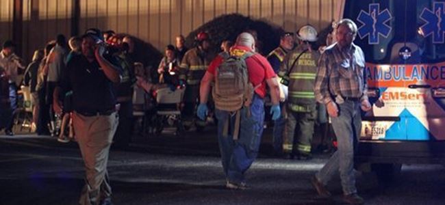 Binanın zemini çöktü: 35 yaralı