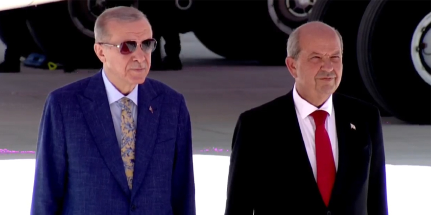 Erdoğan Kıbrıs'ta