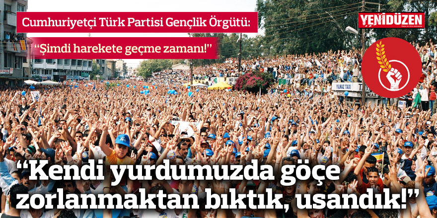 "Kendi yurdumuzda göçe zorlanmaktan bıktık, usandık!"
