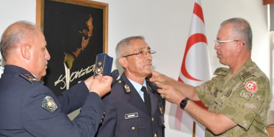 Polis Genel Müdür 2. Yardımcısı olarak atanan Zafer Zaifer’e rütbeleri takıldı
