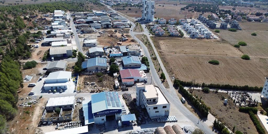 İskele Küçük Sanayi Sitesi’nde temizlik yapılıyor