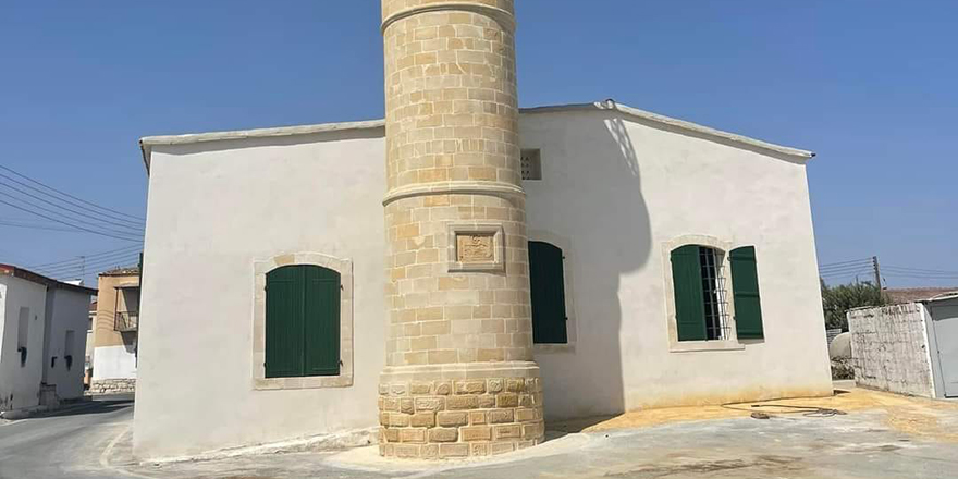 Larnaka’daki Vuda Caminin koruma çalışmaları tamamlandı
