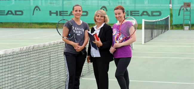 Girne’de tenis keyfi