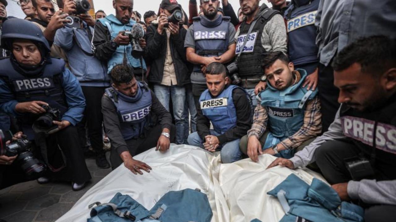 Gazze’de 84 günde ölen gazeteci sayısı 106’ya yükseldi