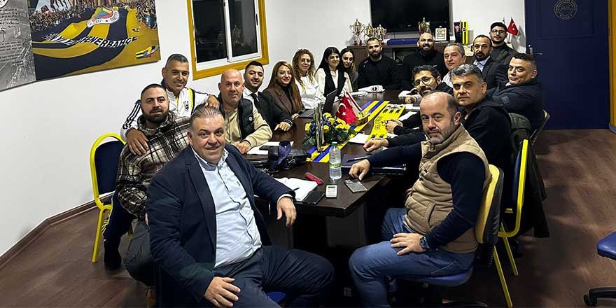 KKTC Fenerbahçeliler Derneği'nde yeni dönemde görev dağılımı belirlendi