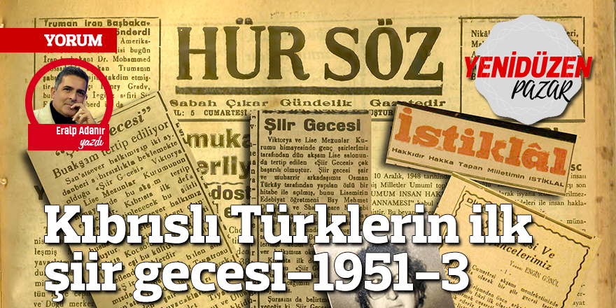 Kıbrıslı Türklerin ilk şiir gecesi-1951-3