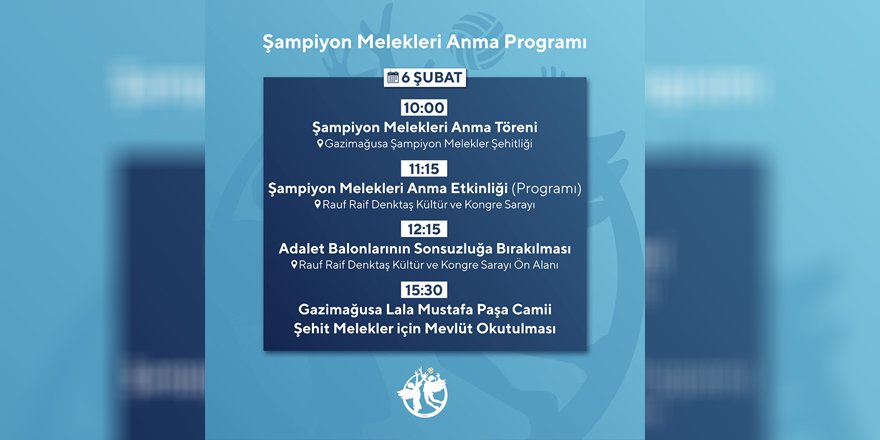 Şampiyon Melekler 6 Şubat’ta anılacak