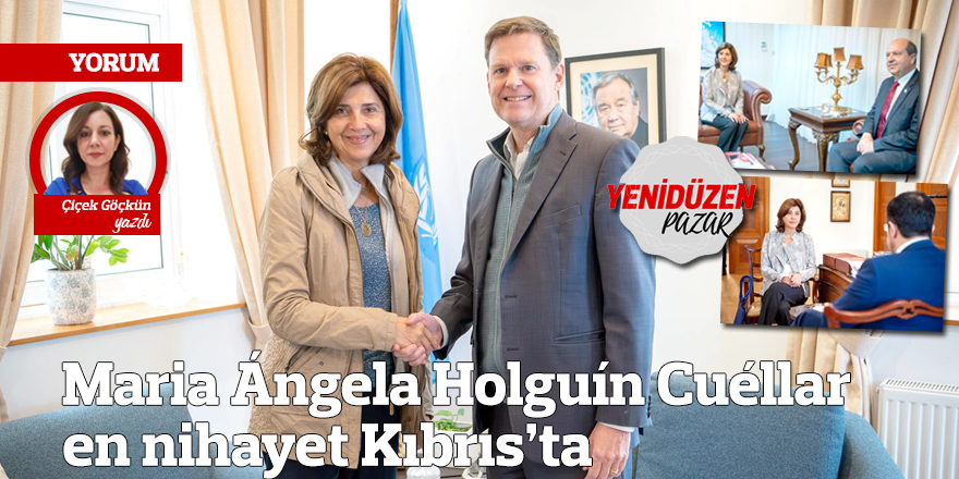 Maria Ángela Holguín Cuéllar en nihayet Kıbrıs’ta