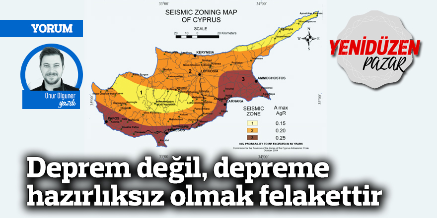 Deprem değil, depreme hazırlıksız olmak felakettir