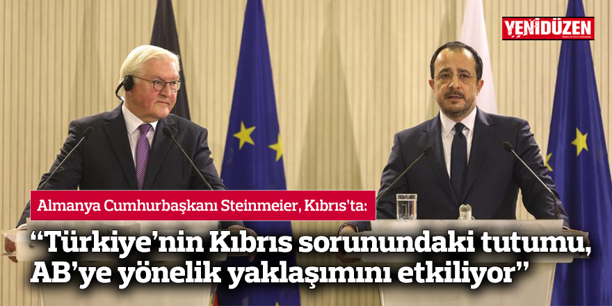 Almanya Cumhurbaşkanı Steinmeier, Kıbrıs’ta