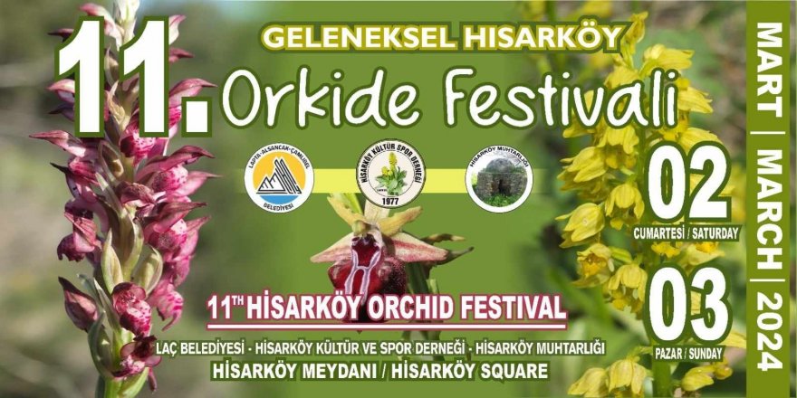 Hisarköy Orkide Festivali hafta sonu yapılacak