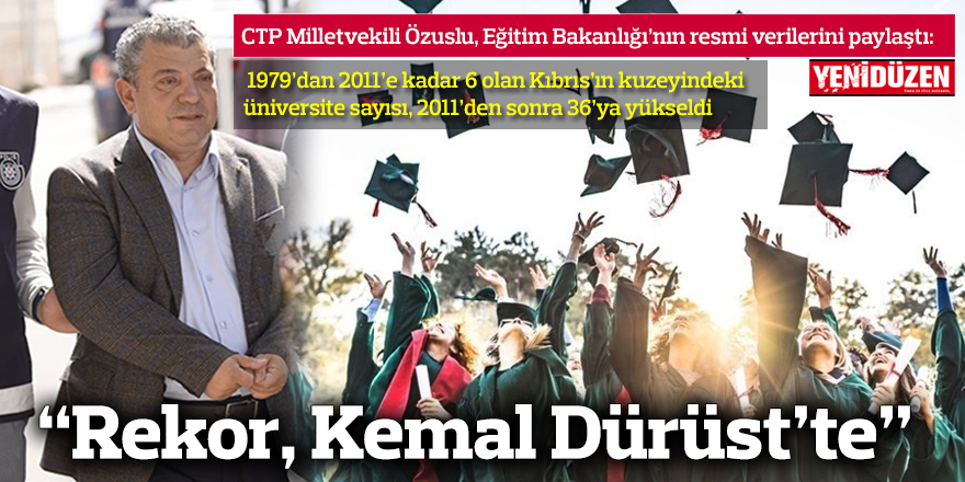 “36 üniversitenin 16’sına ön iznini Kemal Dürüst verdi”