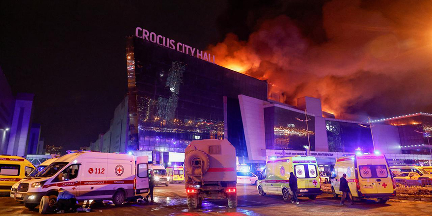 Moskova'da konser salonuna saldırı