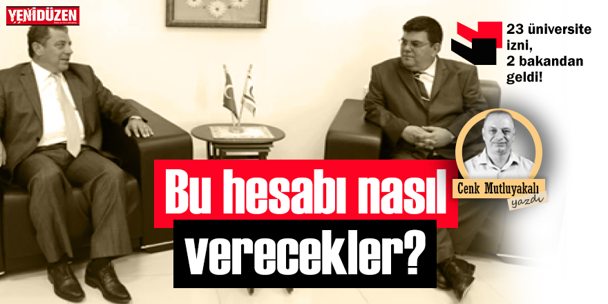 Bu hesabı nasıl verecekler?