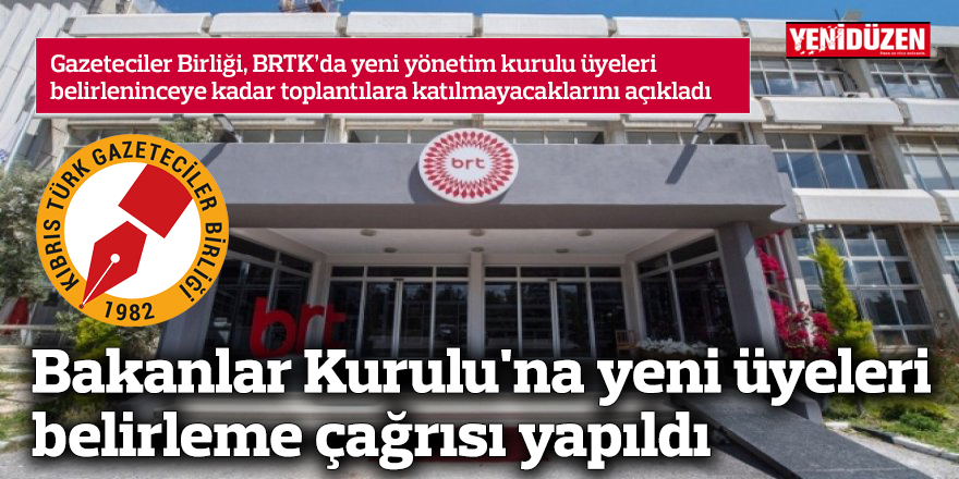 Bakanlar Kurulu'na yeni üyeleri belirleme çağrısı yapıldı