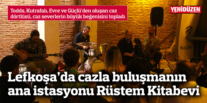 Lefkoşa’da cazla buluşmanın ana istasyonu Rüstem Kitabevi