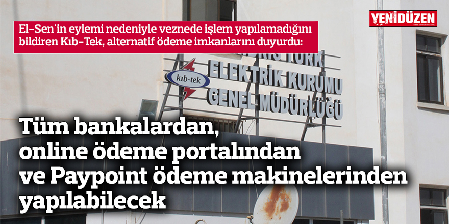 Tüm bankalardan, online ödeme portalından ve Paypoint ödeme makinelerinden yapılabilecek