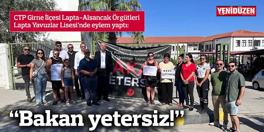 “Bakan yetersiz!”