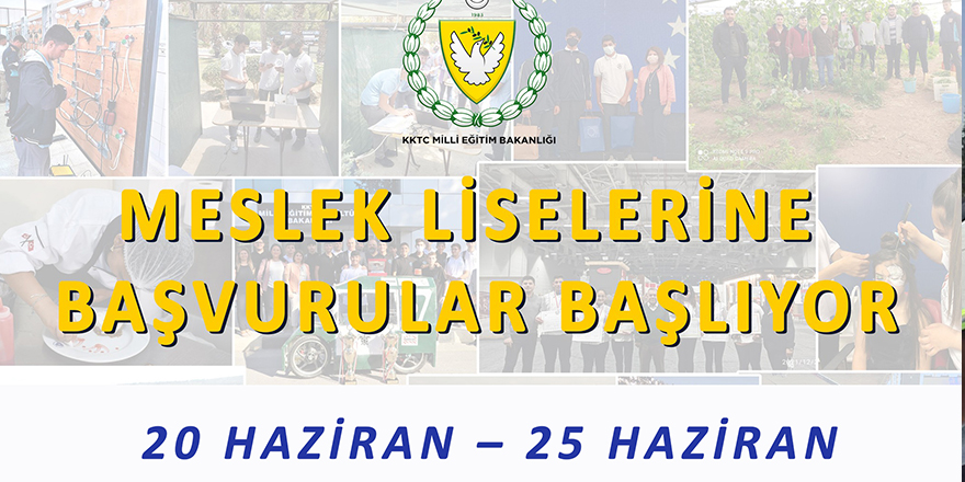 Meslek liselerine başvurular 20-25 Haziran tarihleri arasında yapılacak