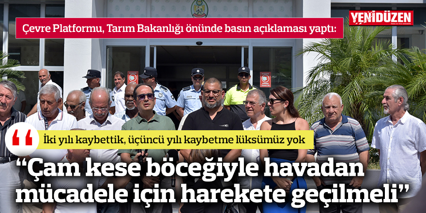 "Çam kese böceğiyle havadan biyolojik mücadele için harekete geçilmeli"