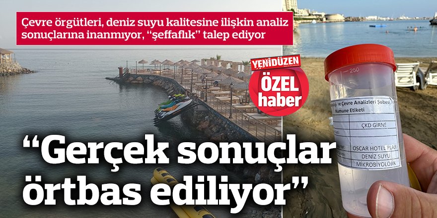 “Gerçek sonuçlar örtbas ediliyor”