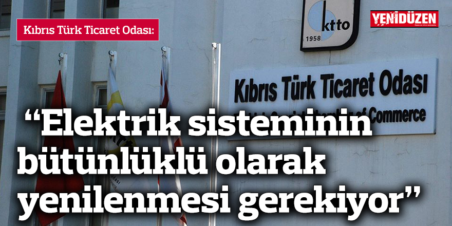 “Elektrik sisteminin bütünlüklü olarak yenilenmesi gerekiyor”