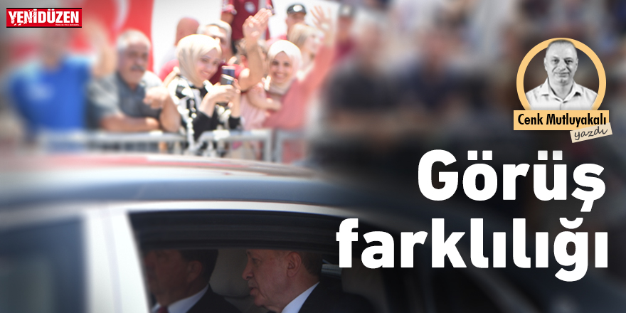 Görüş farklılığı!