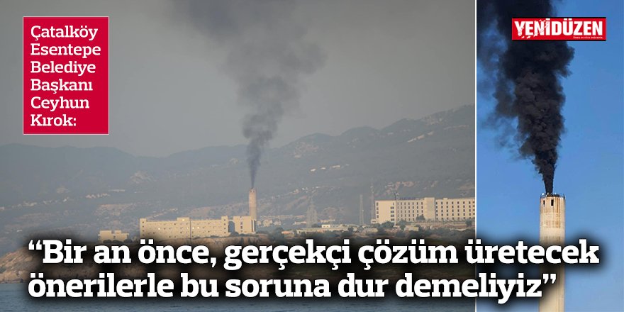 “Bir an önce, gerçekçi çözüm üretecek önerilerle bu soruna dur demeliyiz”