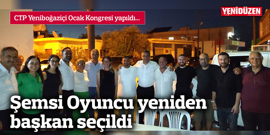 Şemsi Oyuncu yeniden başkan seçildi