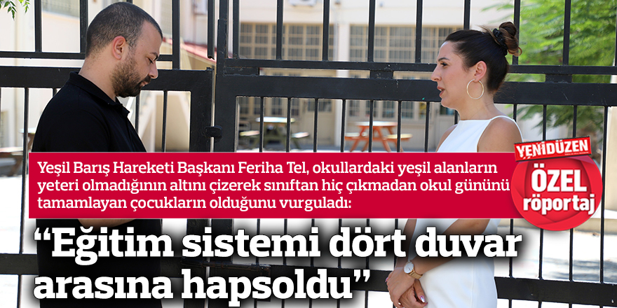 “Eğitim sistemi dört duvar arasına hapsoldu”