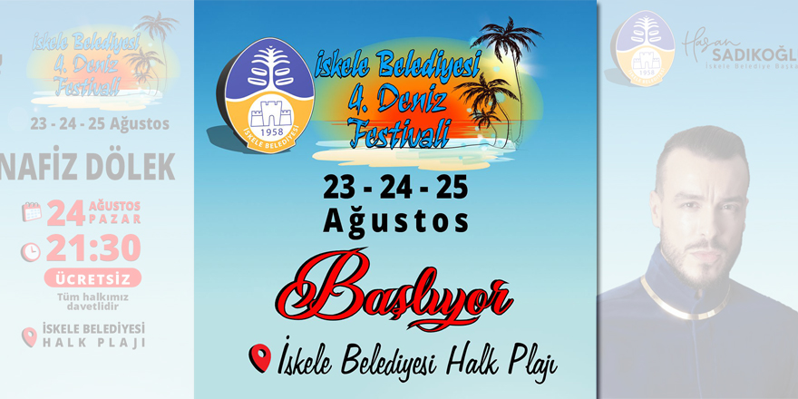 İskele Belediyesi 4. Deniz Festivali cuma günü başlıyor