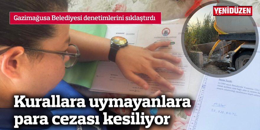 Kurallara uymayanlara para cezası kesiliyor