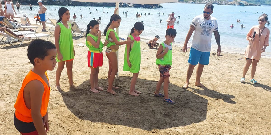 Girne’de çocuklara "survivor" yarışması yapıldı