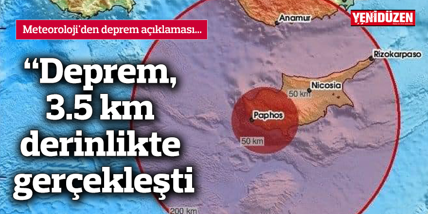 Meteoroloji'den deprem açıklaması...