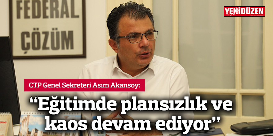 “Eğitimde plansızlık ve kaos devam ediyor”