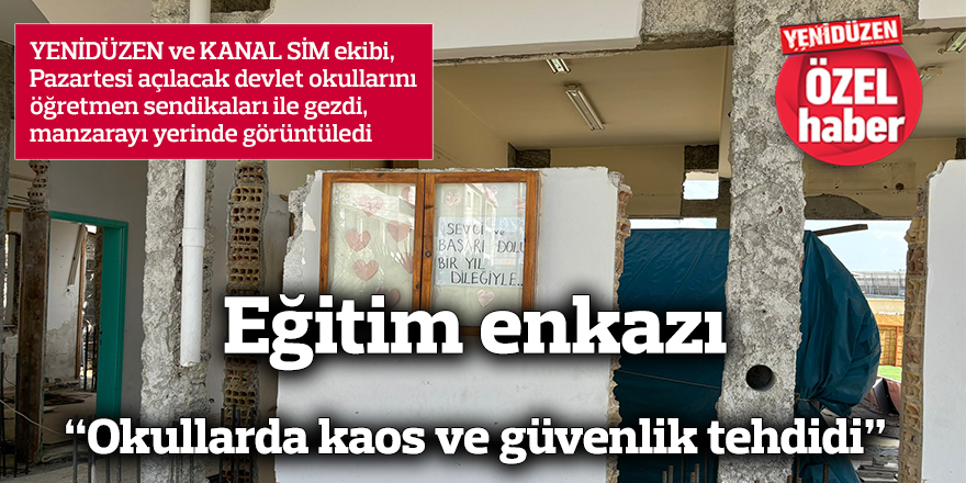 Eğitim enkazı: “Okullarda kaos ve güvenlik tehdidi”