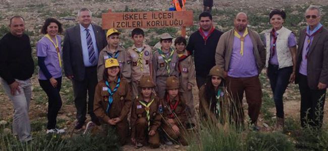 İskele’ye 100 fidan