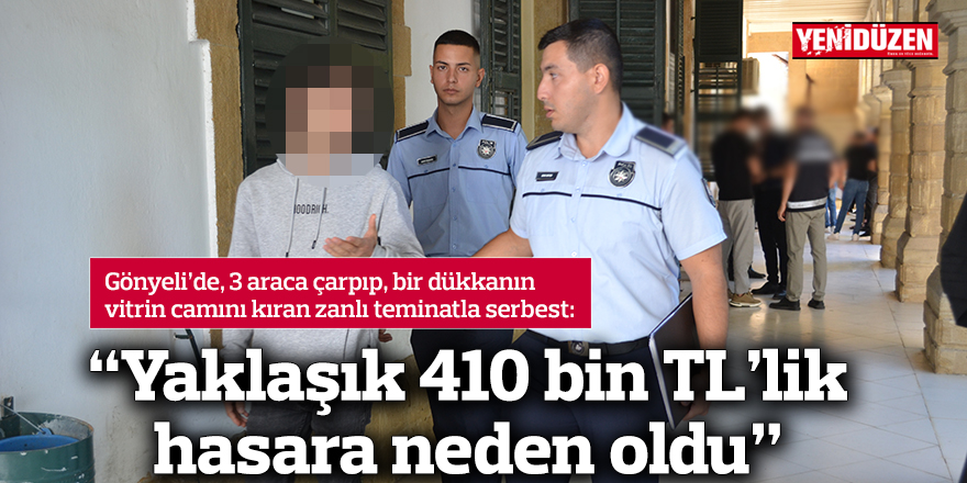 “Yaklaşık 410 bin TL’lik hasara neden oldu”