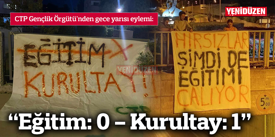 "Eğitim:0 - Kurultay:1"