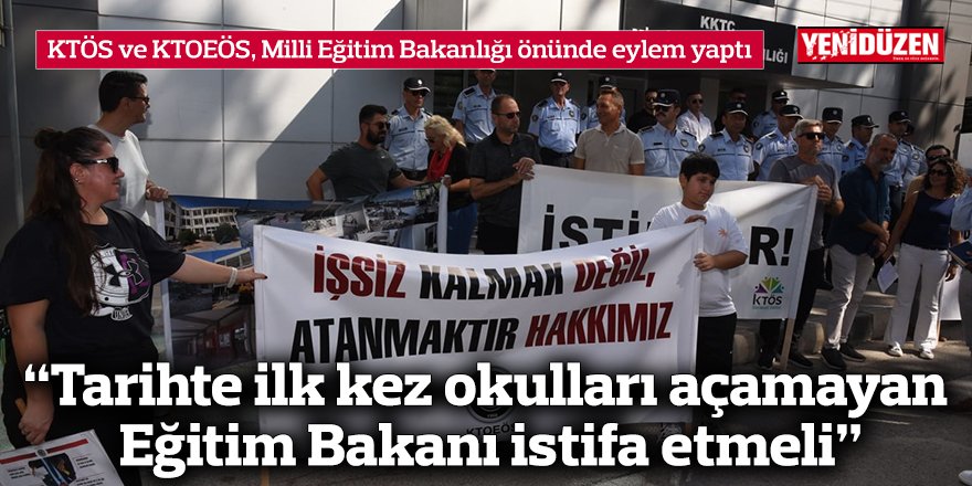 “Tarihte ilk kez okulları açamayan Eğitim Bakanı istifa etmeli”